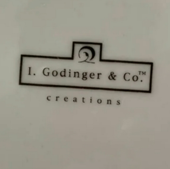 I. Godinger Co Graphic plates set of 2 - Picture 5 of 5